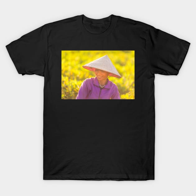Vietnamese farmer T-Shirt by dags